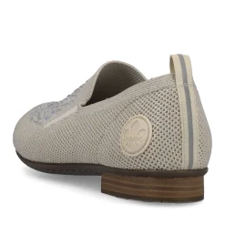 Discount Rieker Baleriny Damskie W Kolorze Jasnego Bezu
