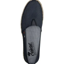 Fashion Rieker Baleriny Damskie W Kolorze Granatowym