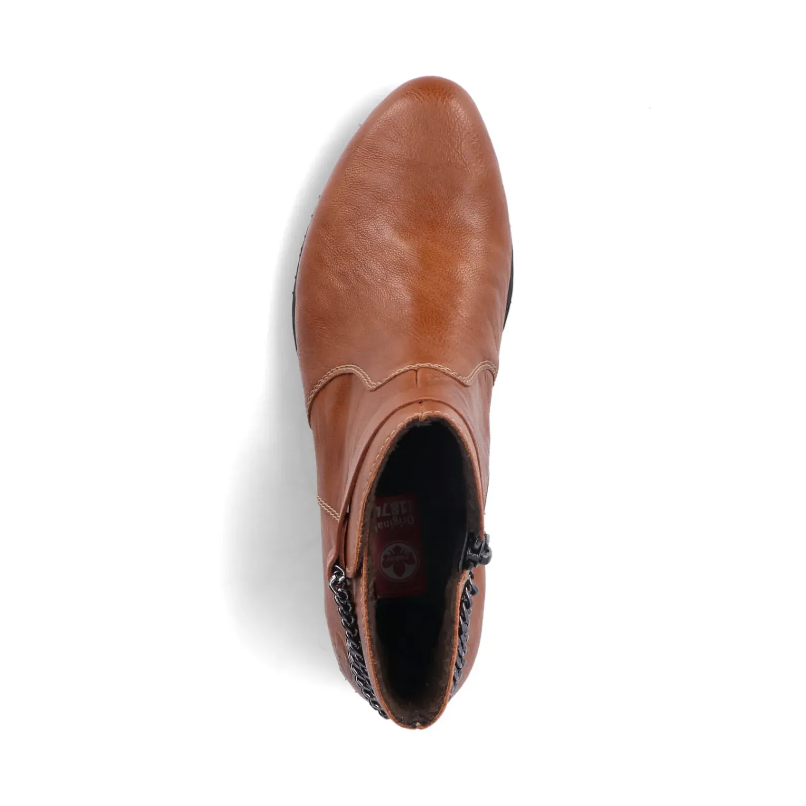 New Rieker Botki Damskie Kramell Brazowe