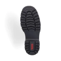 Clearance Rieker Botki Damskie Na Sznurku, Nocna, Czarna