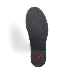 Clearance Rieker Botki Damskie Na Sznurku, Nocna, Czarna