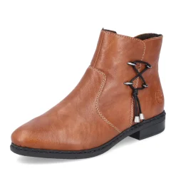Online Rieker Botki Damskie Noisette