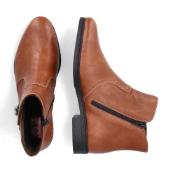 Online Rieker Botki Damskie Noisette