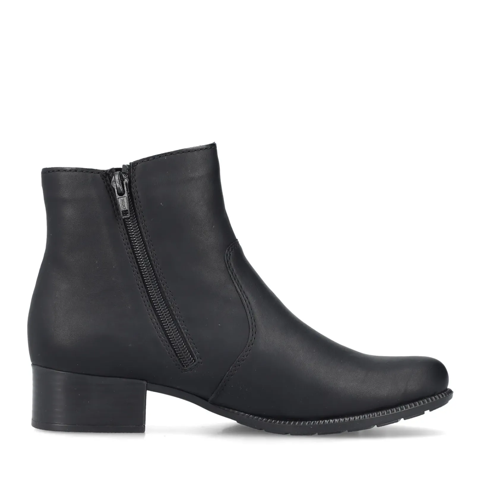 Fashion Rieker Botki Damskie W Kolorze Nocno-Czarnym
