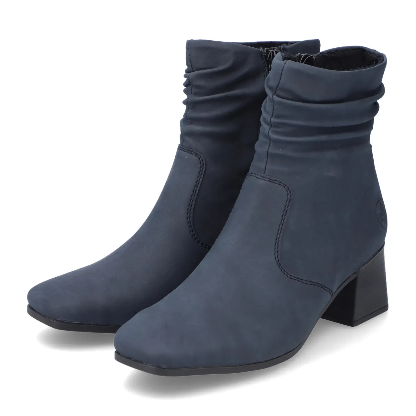 Online Rieker Botki Damskie W Kolorze Pacific Blue