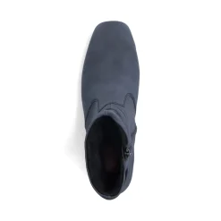 Online Rieker Botki Damskie W Kolorze Pacific Blue