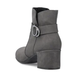 Clearance Rieker Botki Damskie W Kolorze Antracytowym