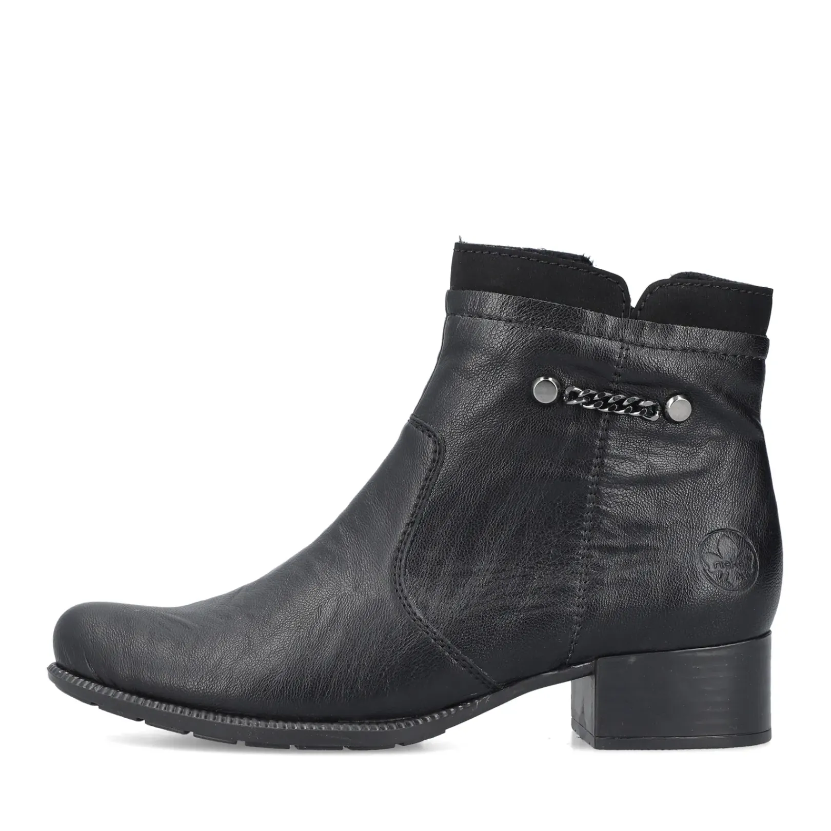 Clearance Rieker Botki Damskie W Kolorze Nocno-Czarnym