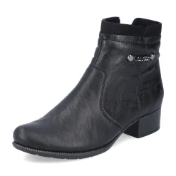 Clearance Rieker Botki Damskie W Kolorze Nocno-Czarnym