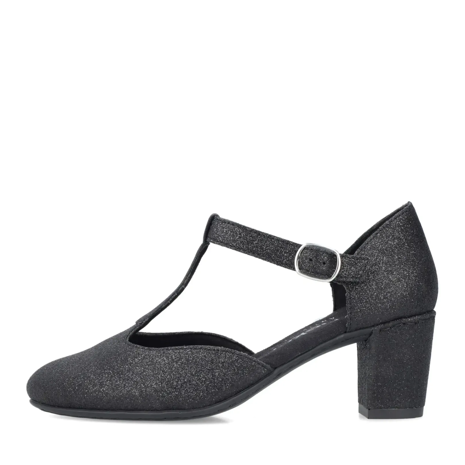 Fashion Rieker Czolenka Damskie W Kolorze Nocno-Czarnym