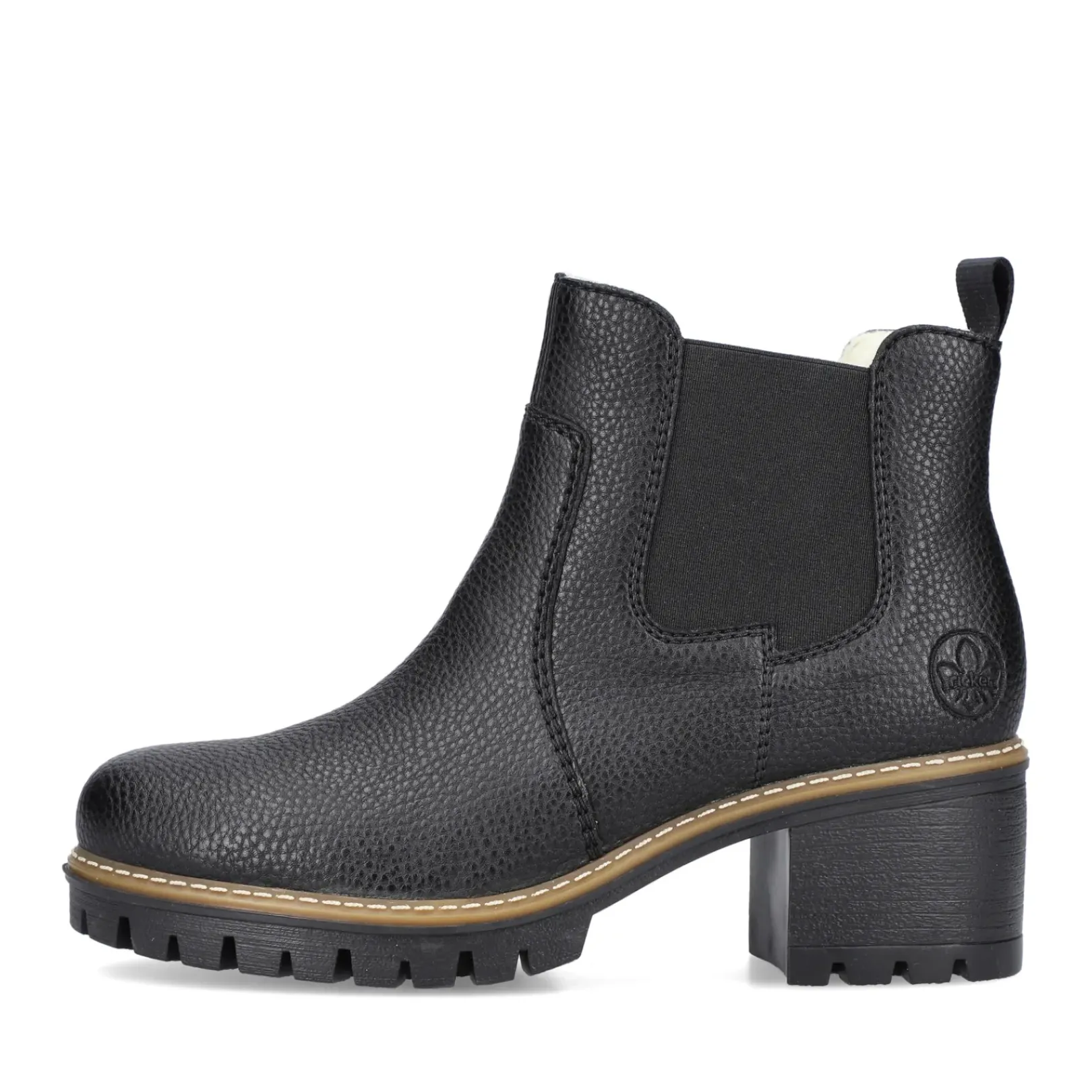 Sale Rieker Damskie Botki Chelsea, Nocne, Czarne