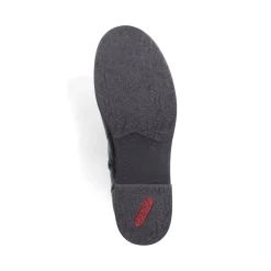 Outlet Rieker Damskie Botki Chelsea, Nocne, Czarne