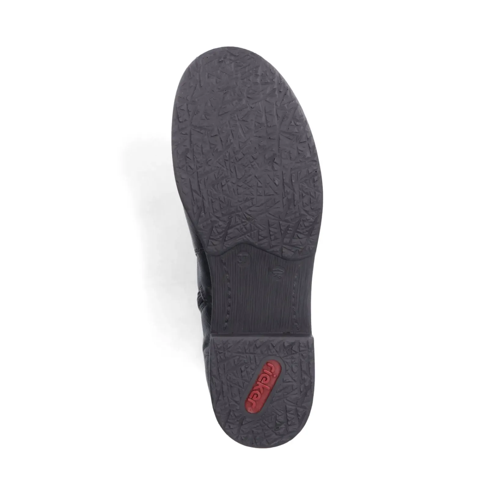 Outlet Rieker Damskie Botki Chelsea, Nocne, Czarne