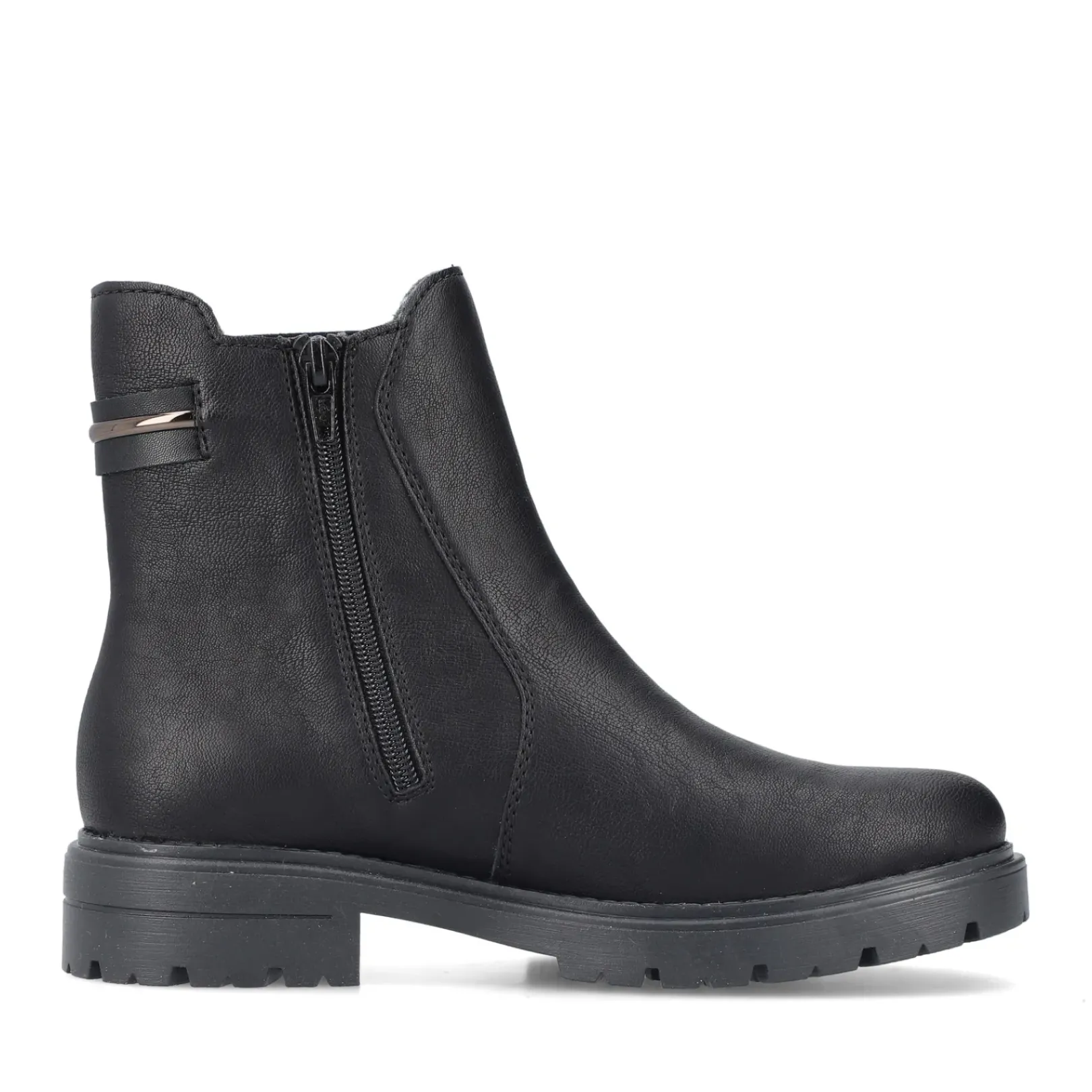 Sale Rieker Damskie Botki Chelsea, Nocne, Czarne