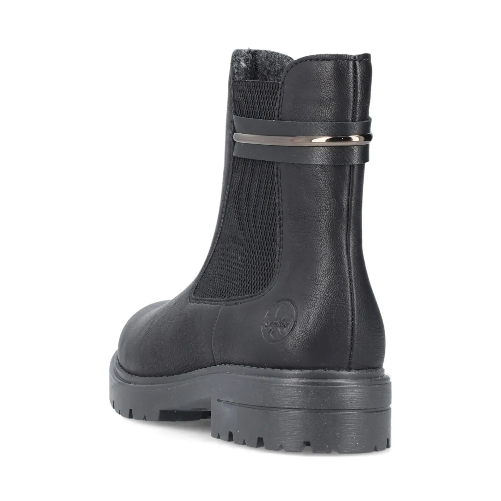 Sale Rieker Damskie Botki Chelsea, Nocne, Czarne