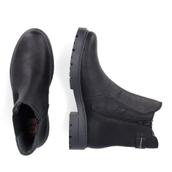 Sale Rieker Damskie Botki Chelsea, Nocne, Czarne
