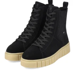 Outlet Rieker Damskie Buty Chelsea Urban-Czarno-Piaskowo-Bezowy