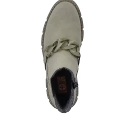 New Rieker Damskie Buty Chelsea W Kolorze Wojskowej Zieleni