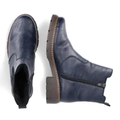 Online Rieker Damskie Buty Chelsea W Kolorze Lupkowo-Niebieskim