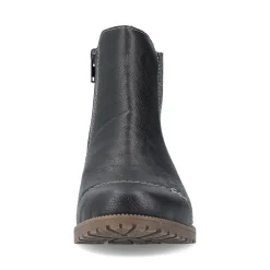 Clearance Rieker Damskie Buty Chelsea , Asfaltowe, Czarne