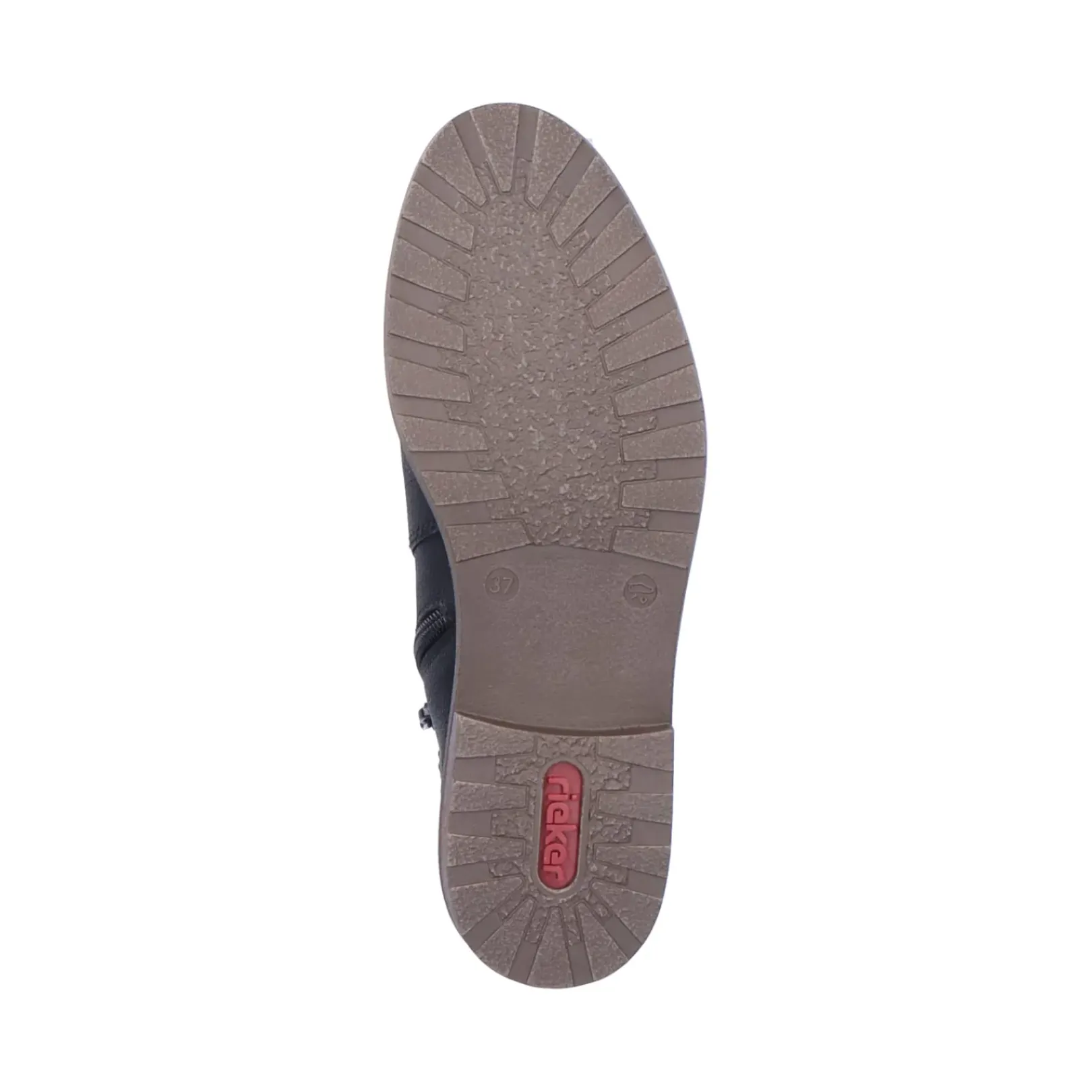 Clearance Rieker Damskie Buty Chelsea , Asfaltowe, Czarne