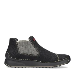 Discount Rieker Damskie Buty Chelsea Asfalt Czarno-Multi