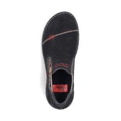 Discount Rieker Damskie Buty Chelsea Asfalt Czarno-Multi