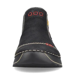 Discount Rieker Damskie Buty Chelsea Asfalt Czarno-Multi