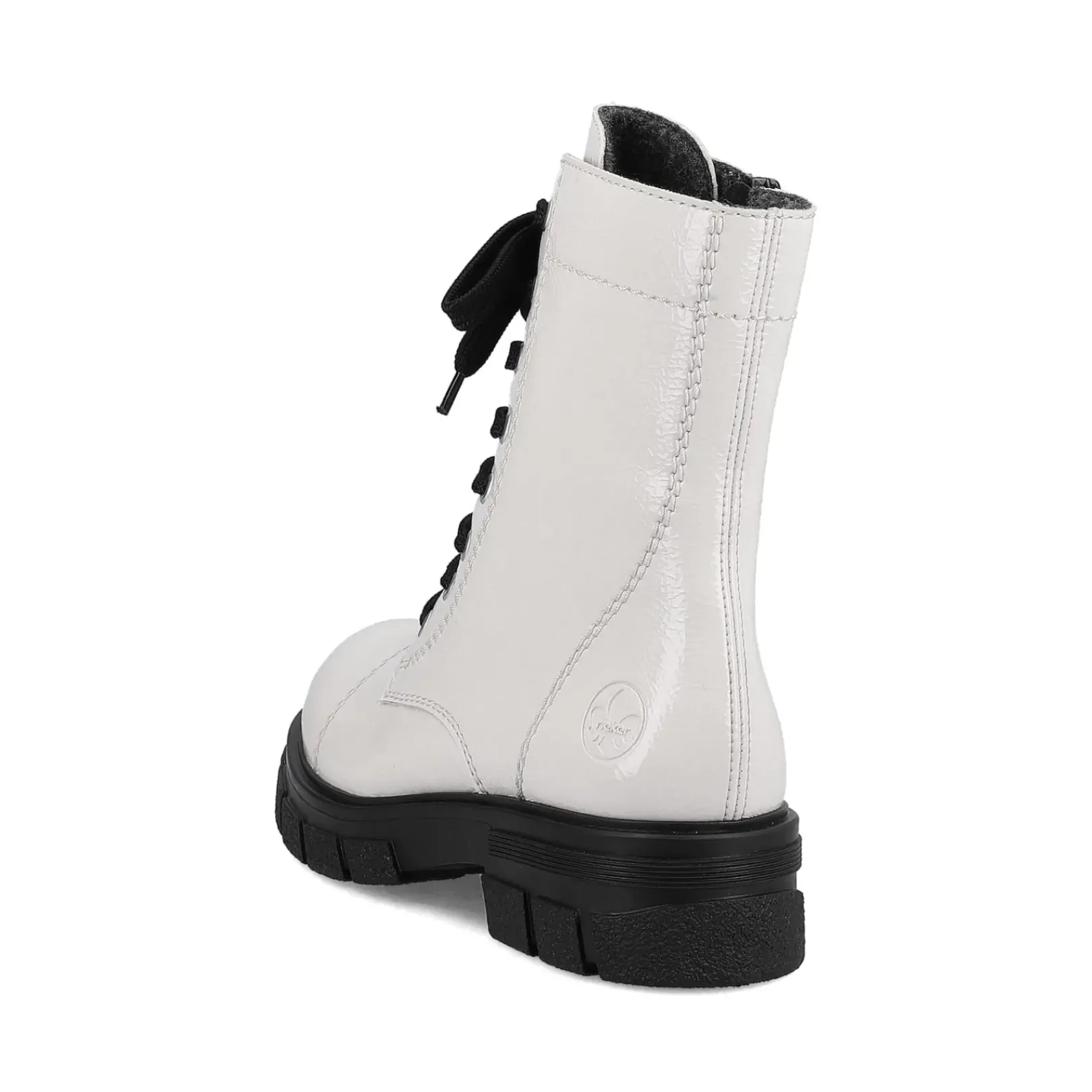 Best Rieker Damskie Buty Motocyklowe W Kolorze Czystej Bieli