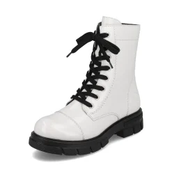 Best Rieker Damskie Buty Motocyklowe W Kolorze Czystej Bieli