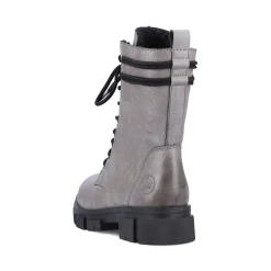 Best Rieker Damskie Buty Motocyklowe W Kolorze Granitowo-Szarym