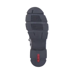 Best Rieker Damskie Buty Motocyklowe W Kolorze Granitowo-Szarym