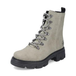 Outlet Rieker Damskie Buty Motocyklowe W Kolorze Mietowo-Zielonym