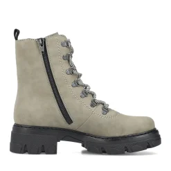Outlet Rieker Damskie Buty Motocyklowe W Kolorze Mietowo-Zielonym