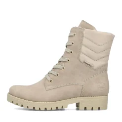 Hot Rieker Damskie Buty Motocyklowe W Kolorze Szampanskim