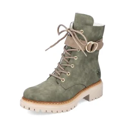 Online Rieker Damskie Buty Motocyklowe W Kolorze Zielonym