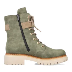 Online Rieker Damskie Buty Motocyklowe W Kolorze Zielonym