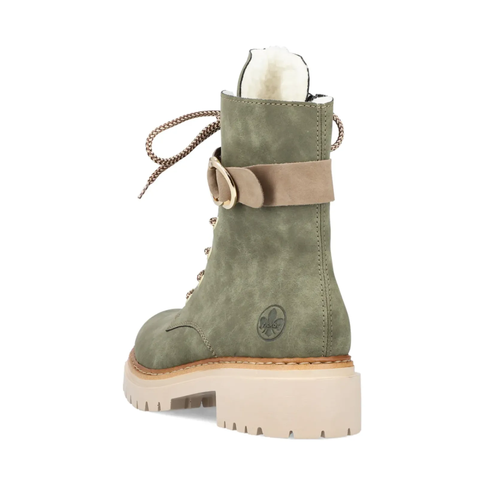 Online Rieker Damskie Buty Motocyklowe W Kolorze Zielonym