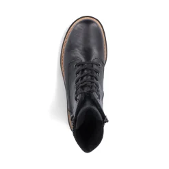 Fashion Rieker Damskie Buty Motocyklowe , Asfaltowe, Czarne