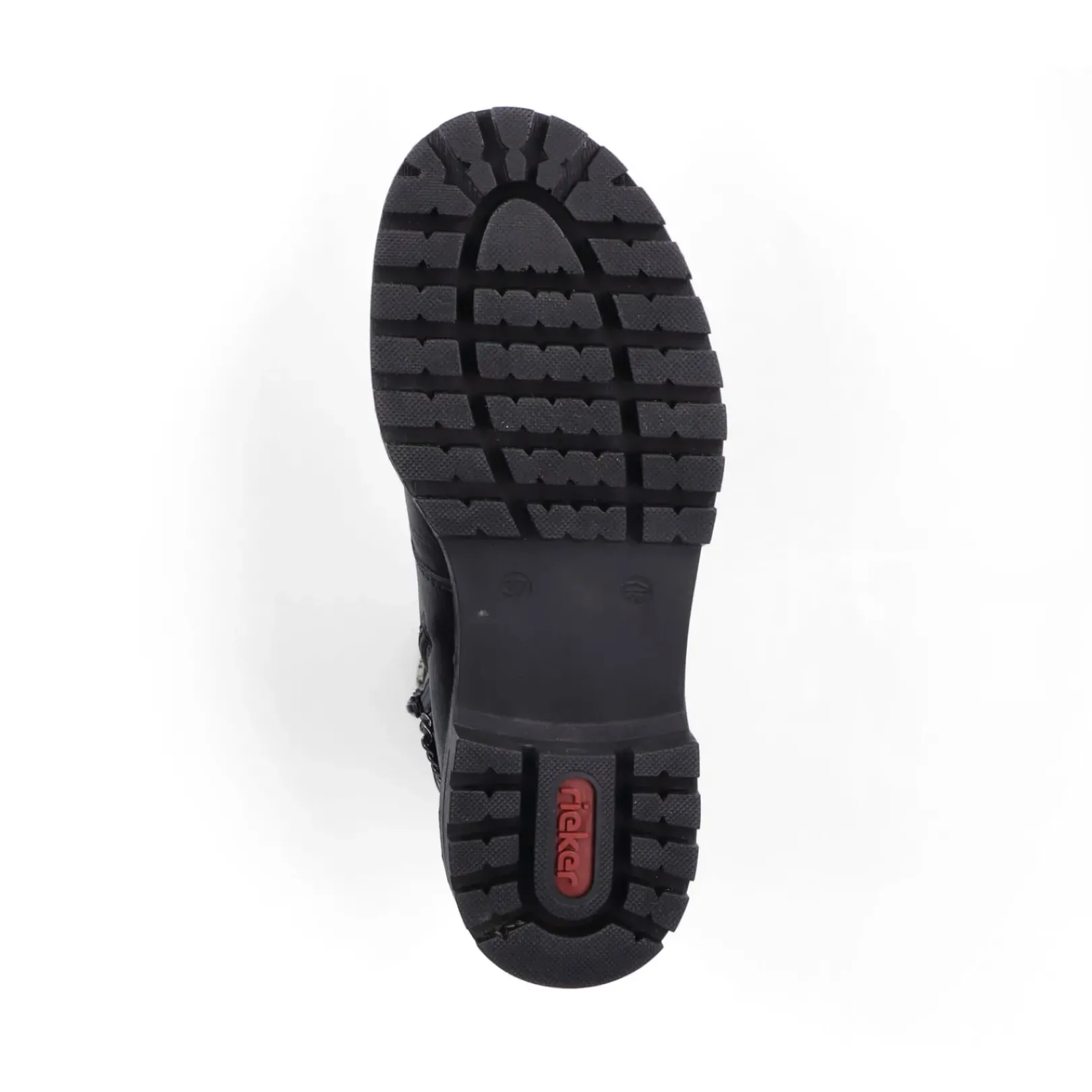 Fashion Rieker Damskie Buty Motocyklowe , Asfaltowe, Czarne