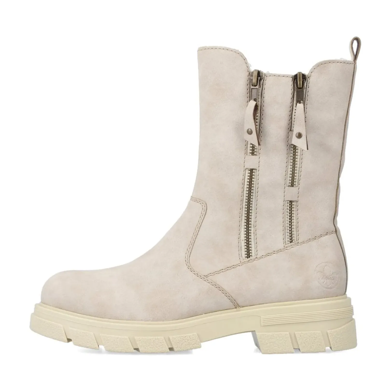 Outlet Rieker Damskie Buty Motocyklowe W Kolorze Piaskowo-Bezowym
