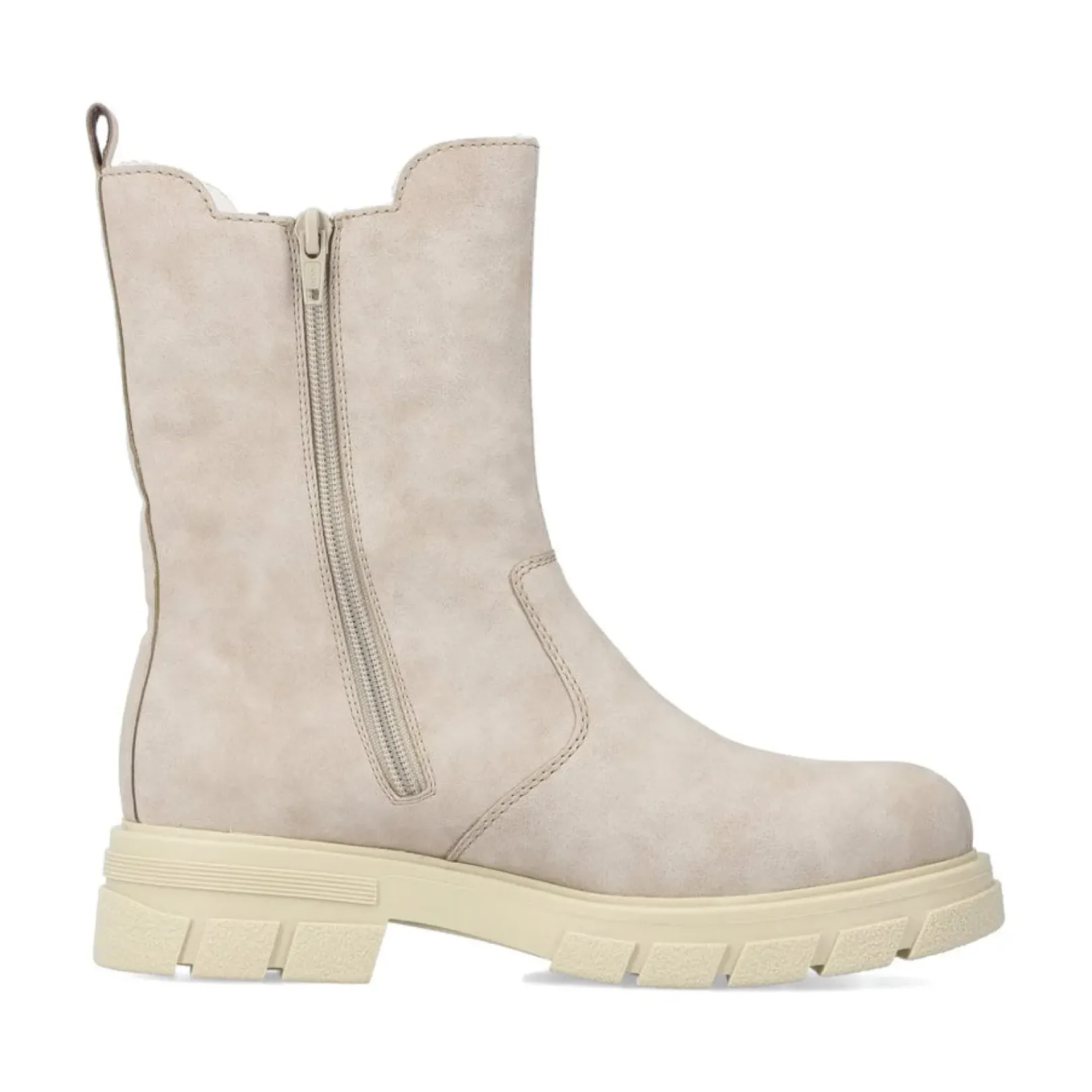 Outlet Rieker Damskie Buty Motocyklowe W Kolorze Piaskowo-Bezowym
