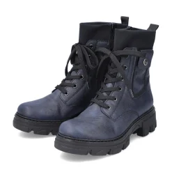 Clearance Rieker Damskie Buty Motocyklowe W Kolorze Granatowym