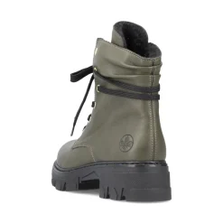 Best Rieker Damskie Buty Motocyklowe W Kolorze Khaki W Kolorze Zielonym