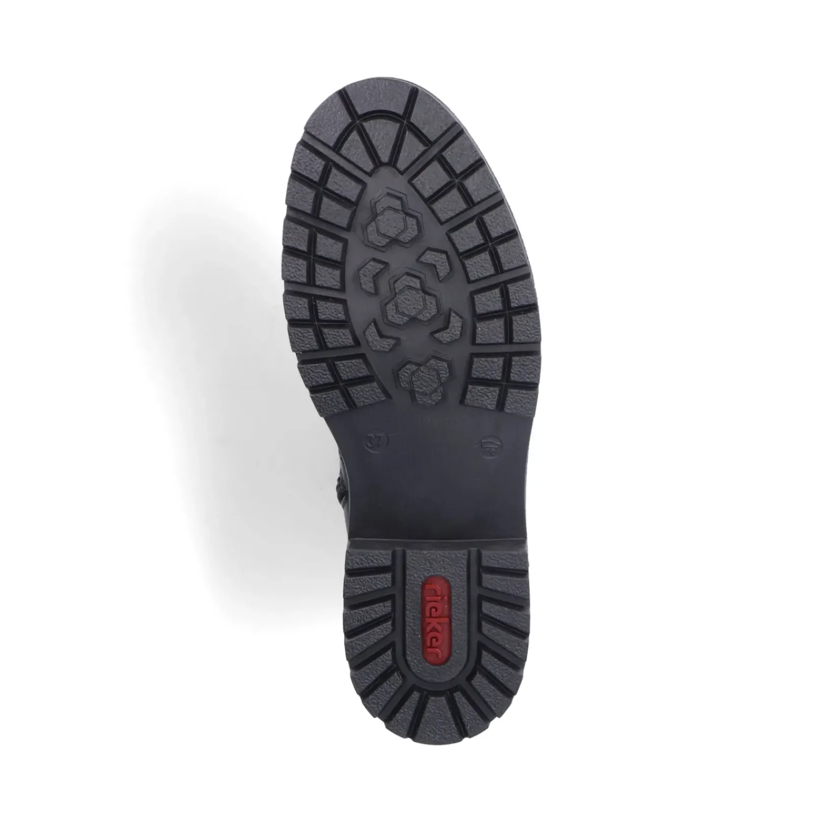 Best Rieker Damskie Buty Motocyklowe W Kolorze Czarnym, Blyszczacym