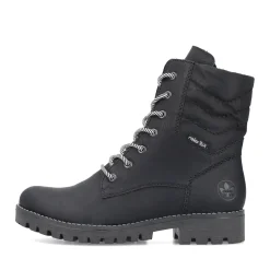 Fashion Rieker Damskie Buty Motocyklowe , Asfaltowe, Czarne