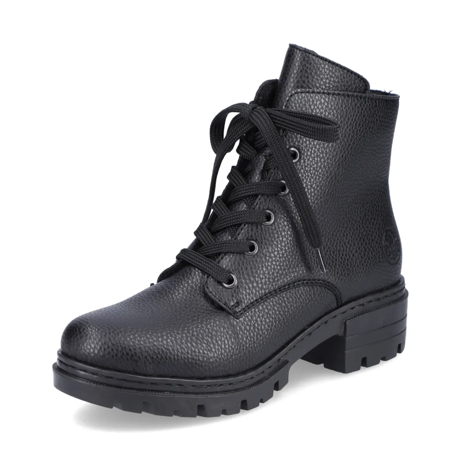Discount Rieker Damskie Buty Motocyklowe W Kolorze Nocno-Czarnym