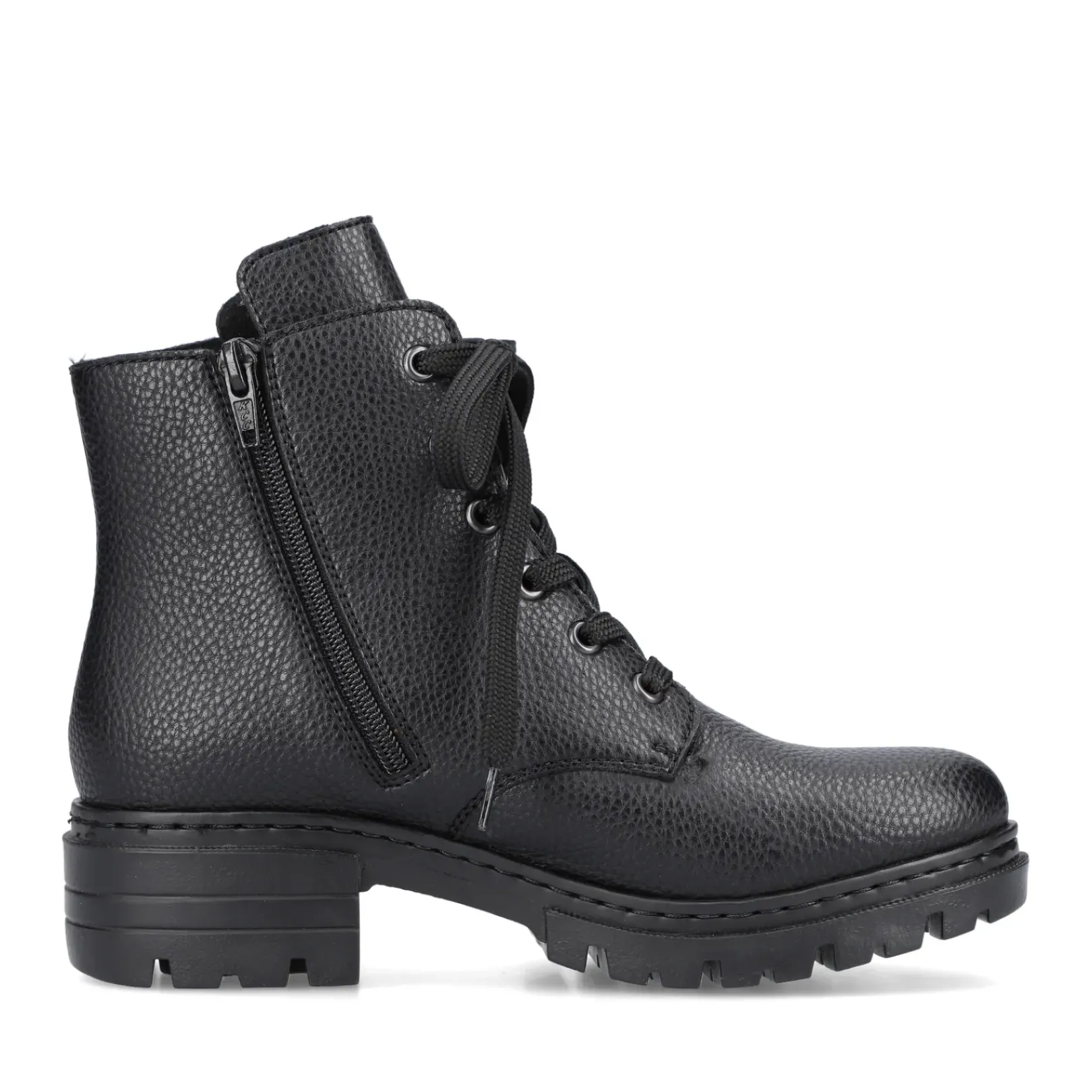 Discount Rieker Damskie Buty Motocyklowe W Kolorze Nocno-Czarnym