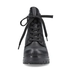 Discount Rieker Damskie Buty Motocyklowe W Kolorze Nocno-Czarnym