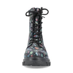 Sale Rieker Damskie Buty Motocyklowe W Kolorze Multi-Czarnym